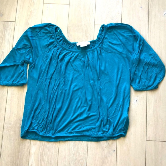 Michael Kors Turquoise Top Size L - Picture 1 of 5